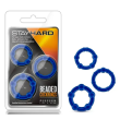 Stay Hard Beaded Cockring- Blue